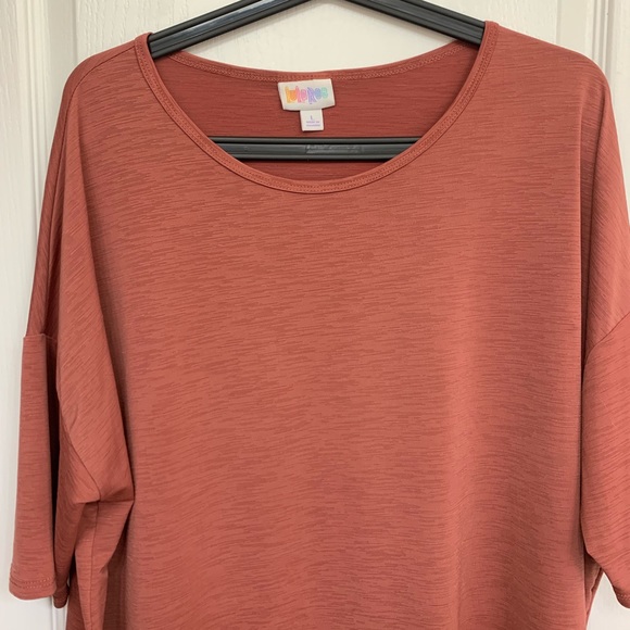 Lularoe Irma Top. Size large. Slinky material. - Picture 1 of 2